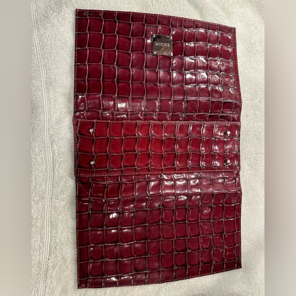 MICHE MAROON SCARLET PURSE COVER/SHELL